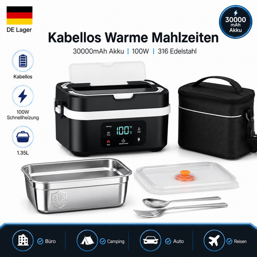 Elektrische lunchbox 30000mah - elektrische,